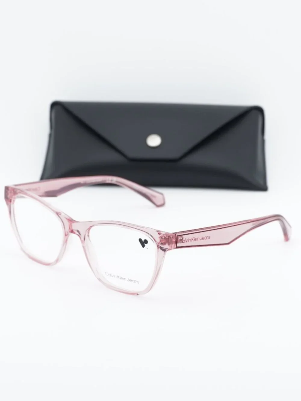 Calvin Klein Jeans CKJ24304 N 671 Square Eyeglasses 47mm - Blush